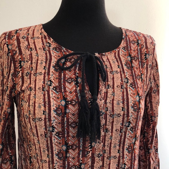 Forever 21 - tribal print blouse - Picture 2 of 5